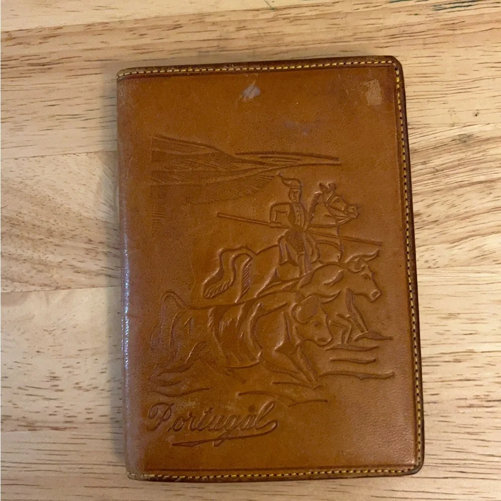 Selium Vintage Mid-Century Portuguese Bullfighter Embossed Leather